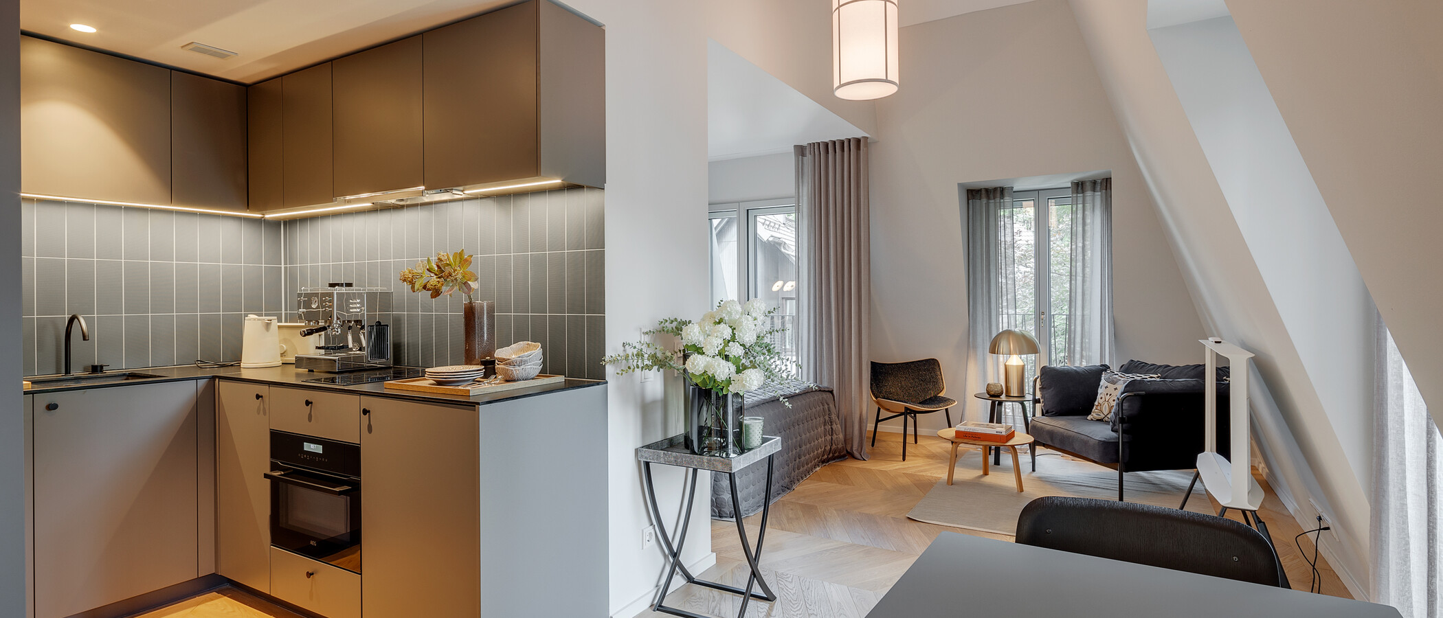 appartamento München Herzogpark 02 zona living 12651