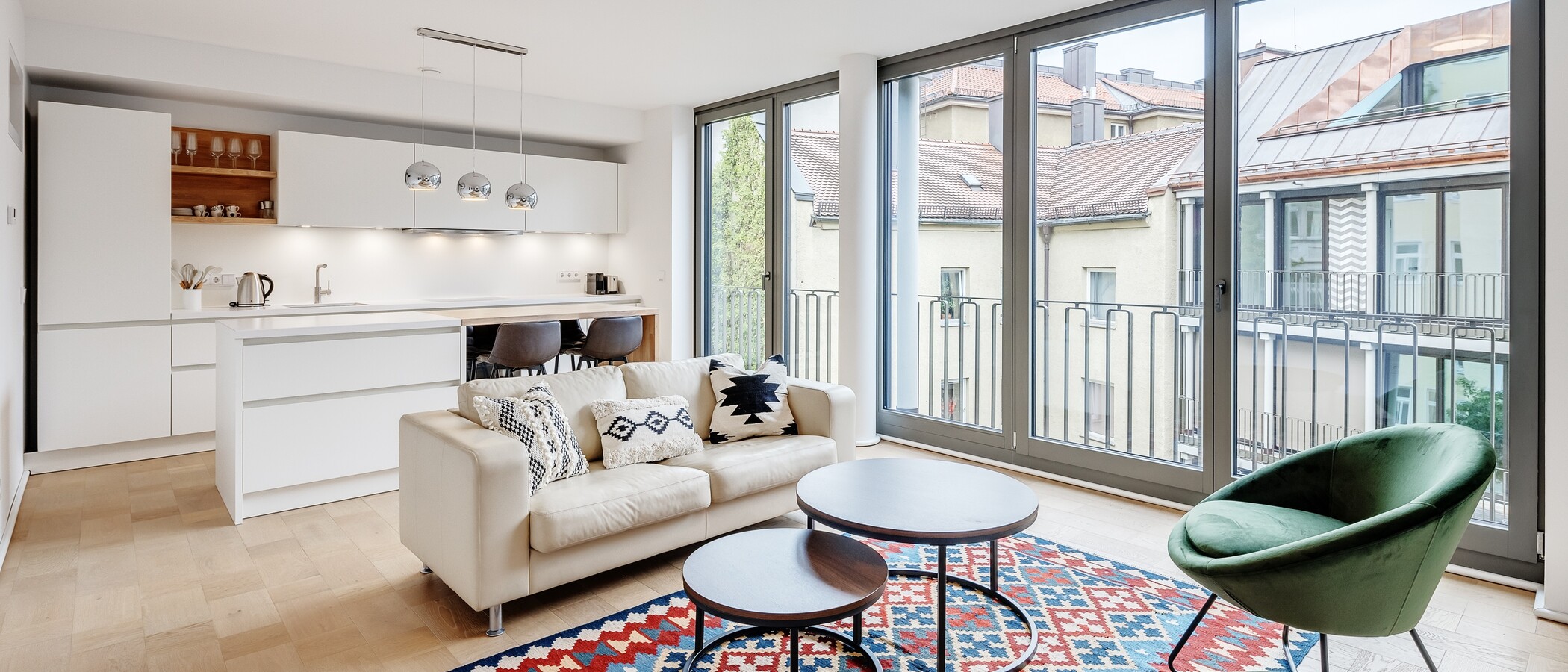 appartamento München Gärtnerplatzviertel 01 zona living 12664