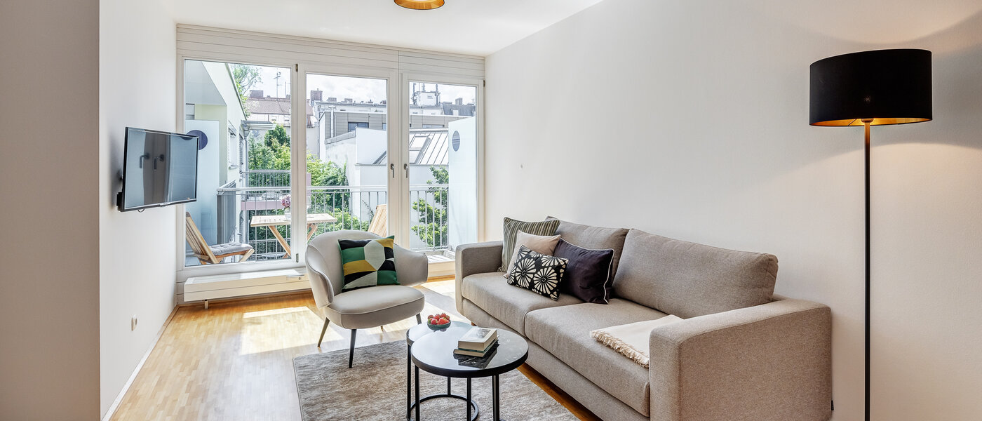 appartamento München Glockenbachviertel 01 zona living 12668