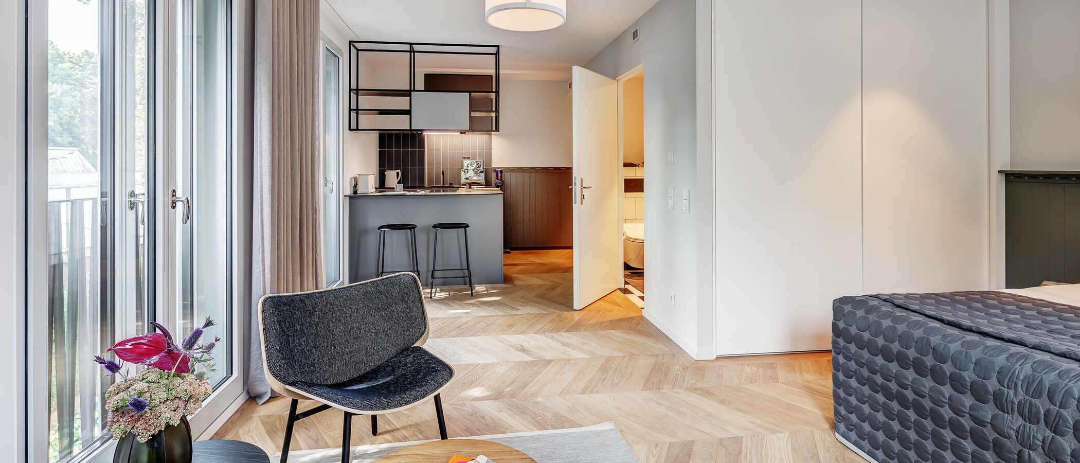 appartamento München Herzogpark 01 zona living 12674