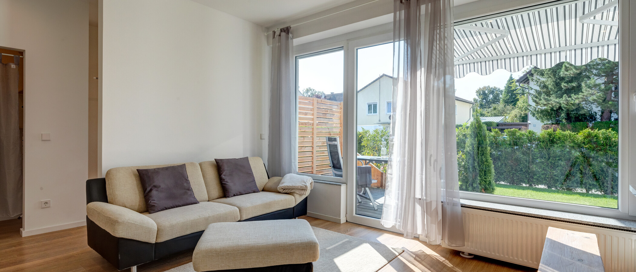 appartamento con giardino München Forstenried 03 zona living 12709