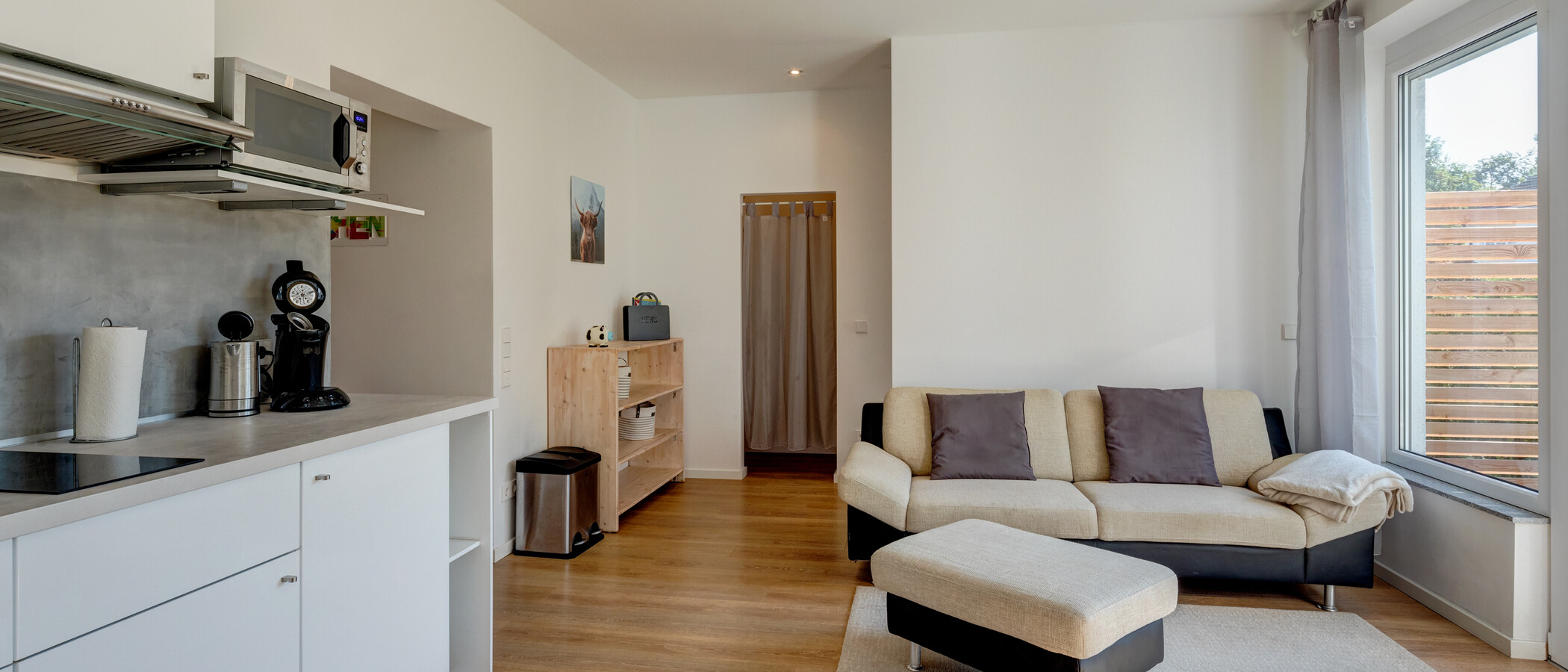 appartamento con giardino München Forstenried 04 zona living 12709