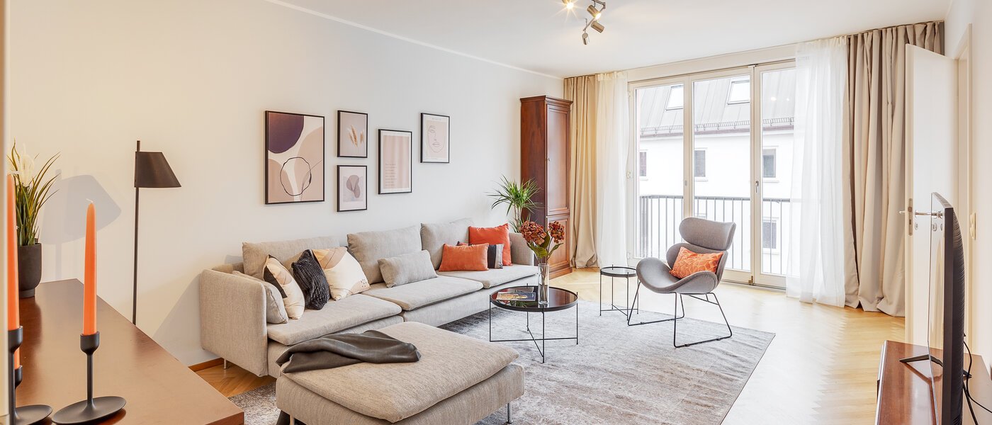 appartamento München Maxvorstadt - Westen 02 zona living 12753