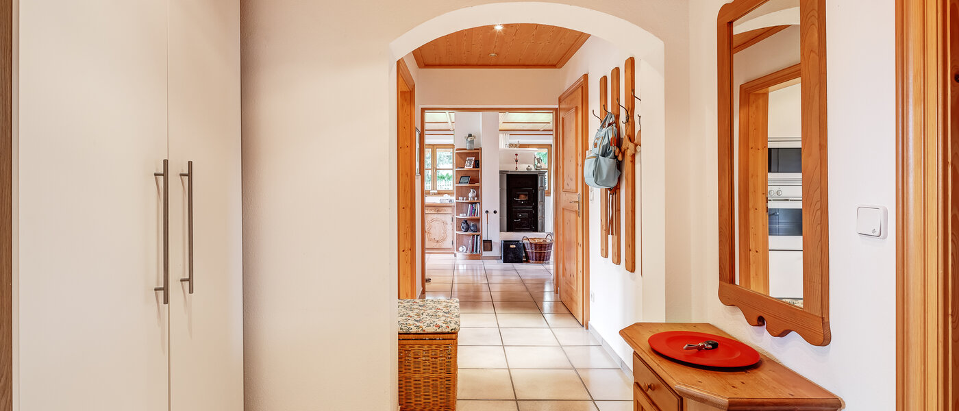 appartamento con giardino Schliersee Neuhaus 01 ingresso/corridioio 12758