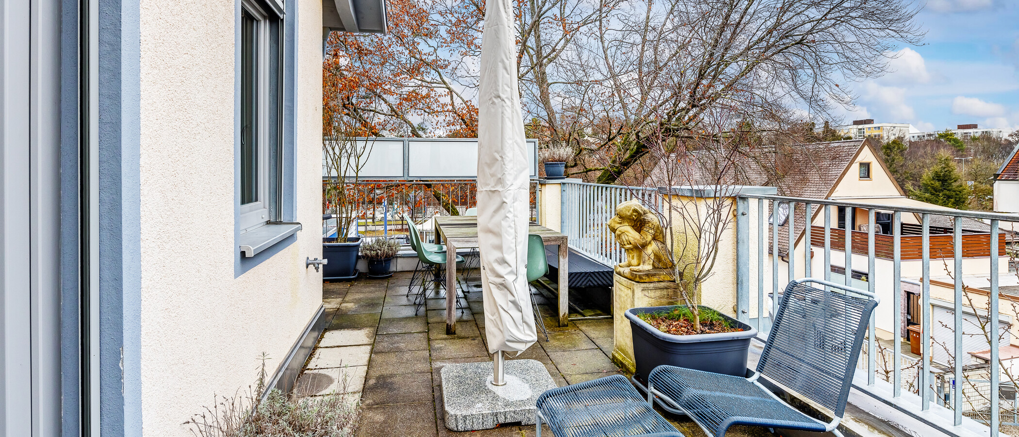 appartamento München Fürstenried 01 terrazza sul tetto 12781