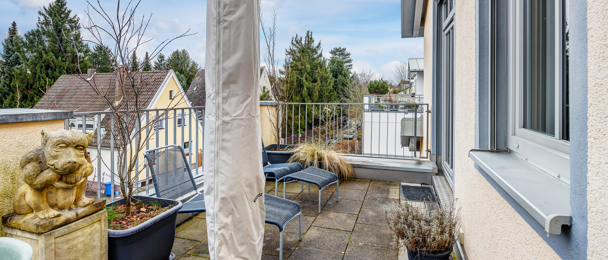 appartamento München Fürstenried 02 terrazza sul tetto 12781