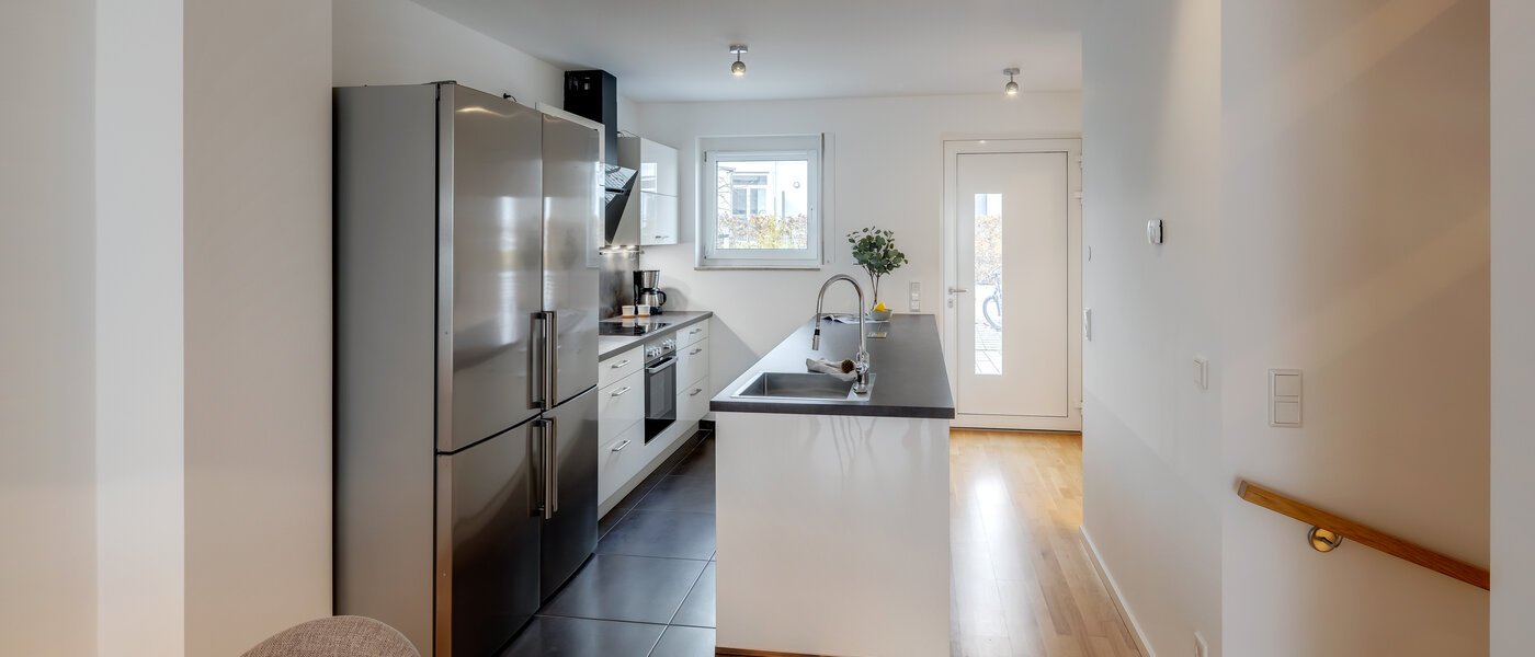 casa a schiera München Schwabing - Domagkpark 01 cucina 12793