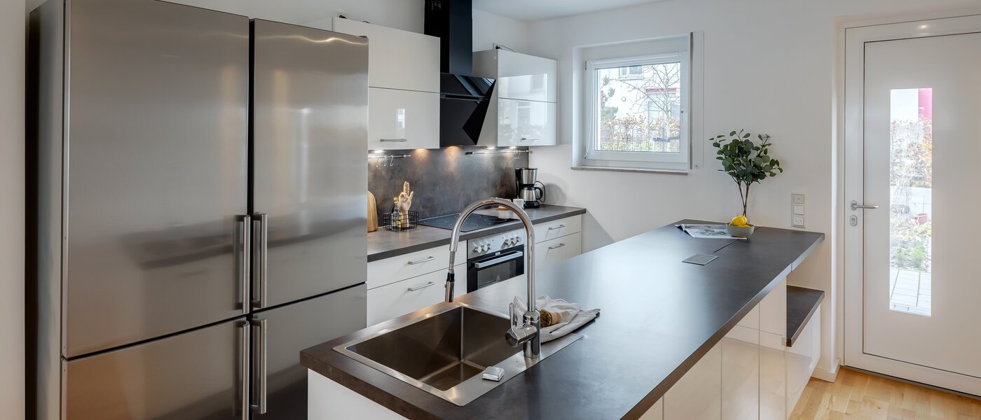 casa a schiera München Schwabing - Domagkpark 02 cucina 12793