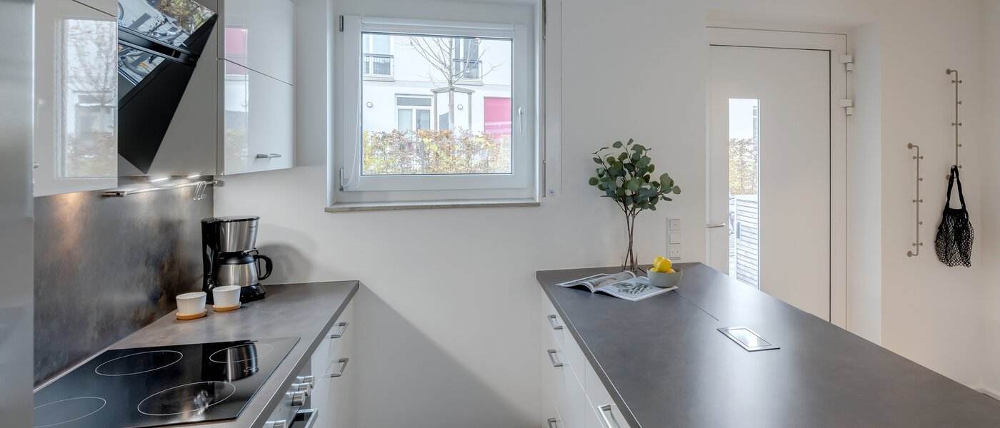 casa a schiera München Schwabing - Domagkpark 06 cucina 12793