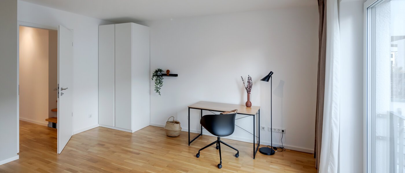 casa a schiera München Schwabing - Domagkpark 04 2° camera da letto 12793