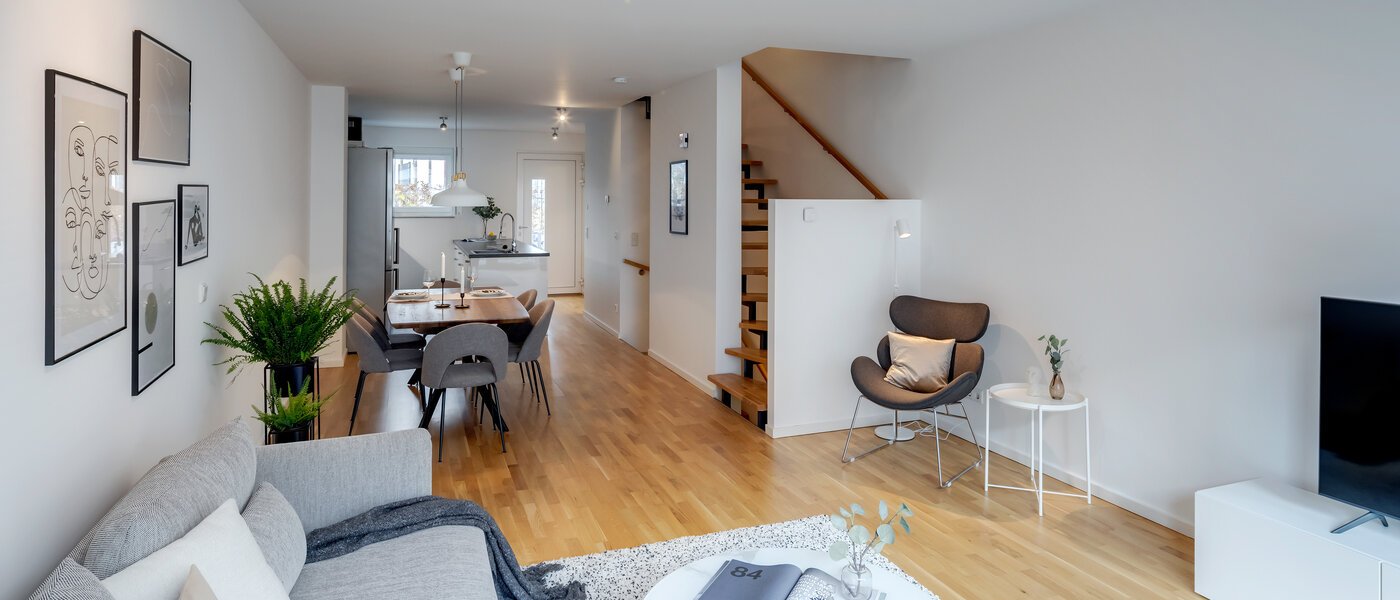 casa a schiera München Schwabing - Domagkpark 01 zona living 12793