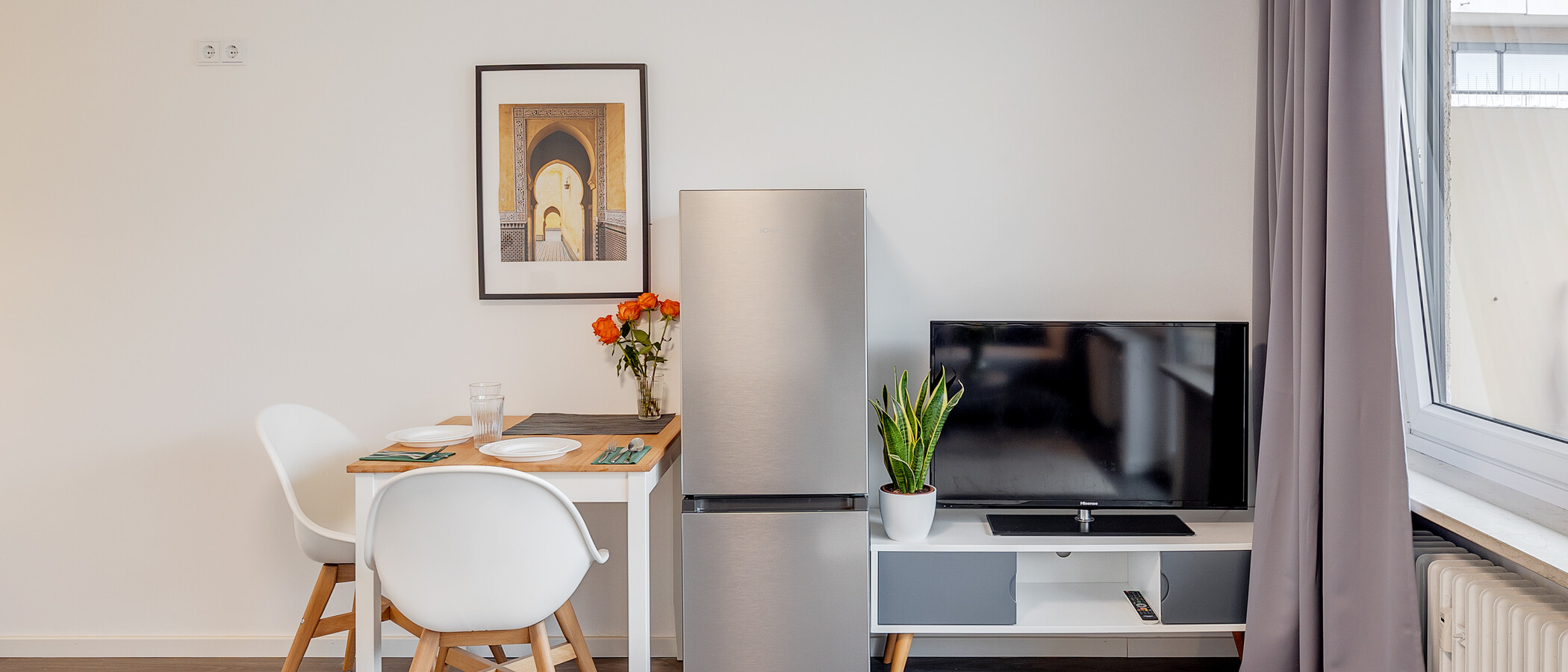 appartamento München Neuhausen 04 zona living 12838