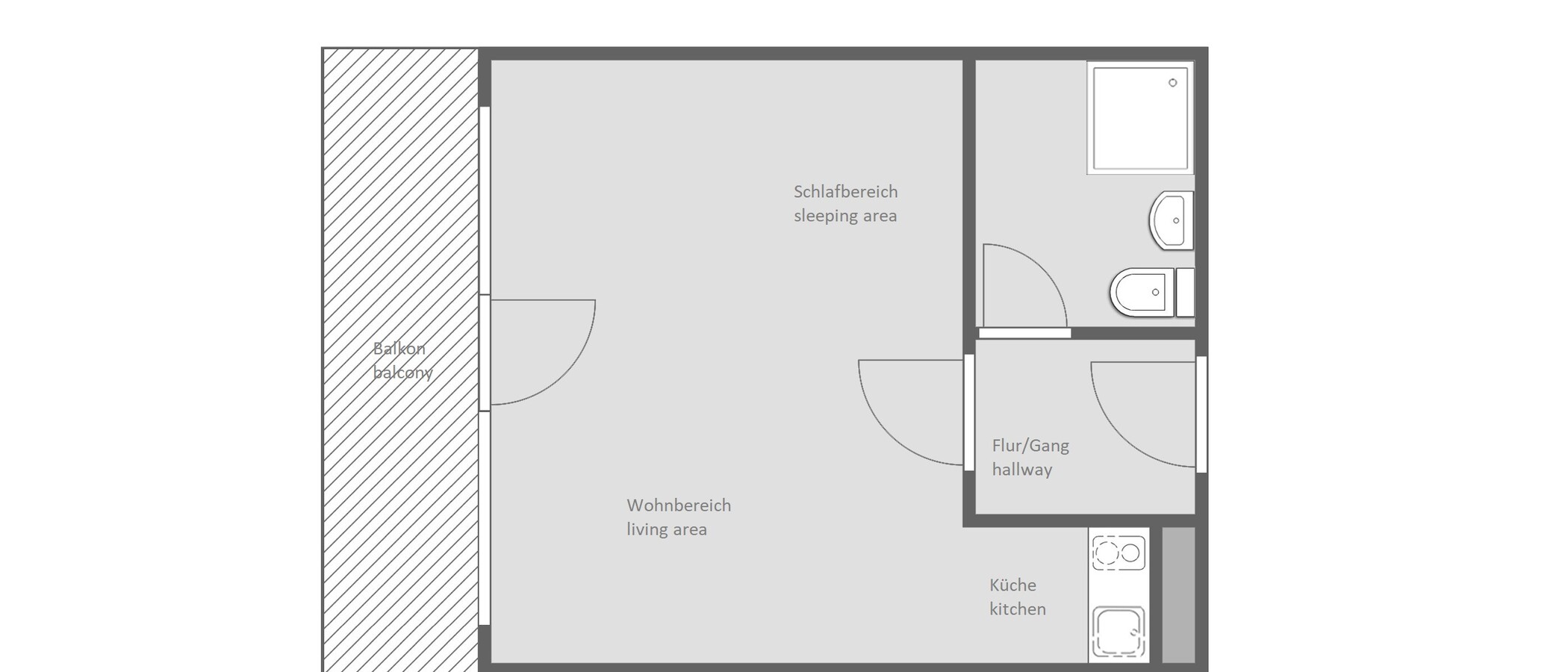 appartamento München Neuhausen 01 planimetria 12838