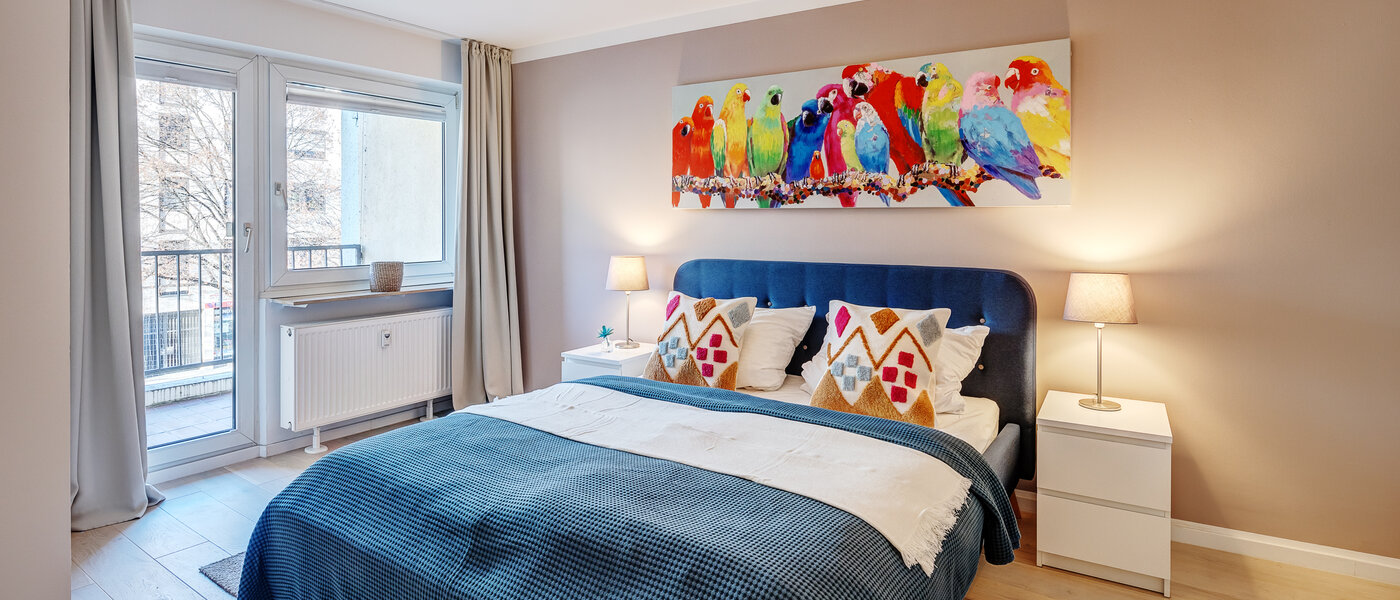 appartamento München Untersendling 01 camera da letto 12857