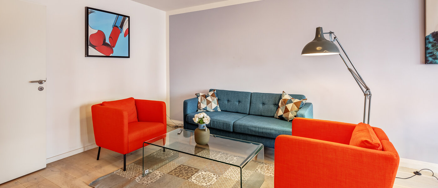 appartamento München Untersendling 03 zona living 12857