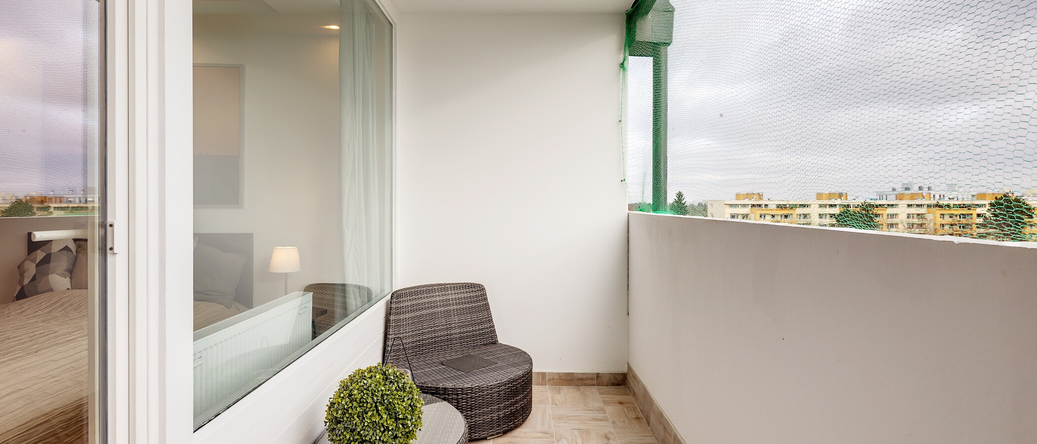 appartamento München Olympiazentrum 01 balcone 12868