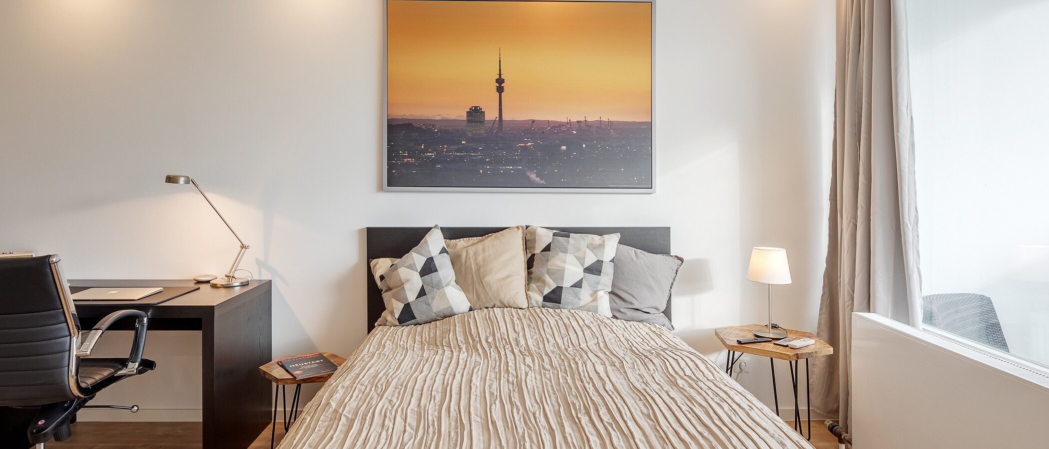 appartamento München Olympiazentrum 01 zona notte 12868