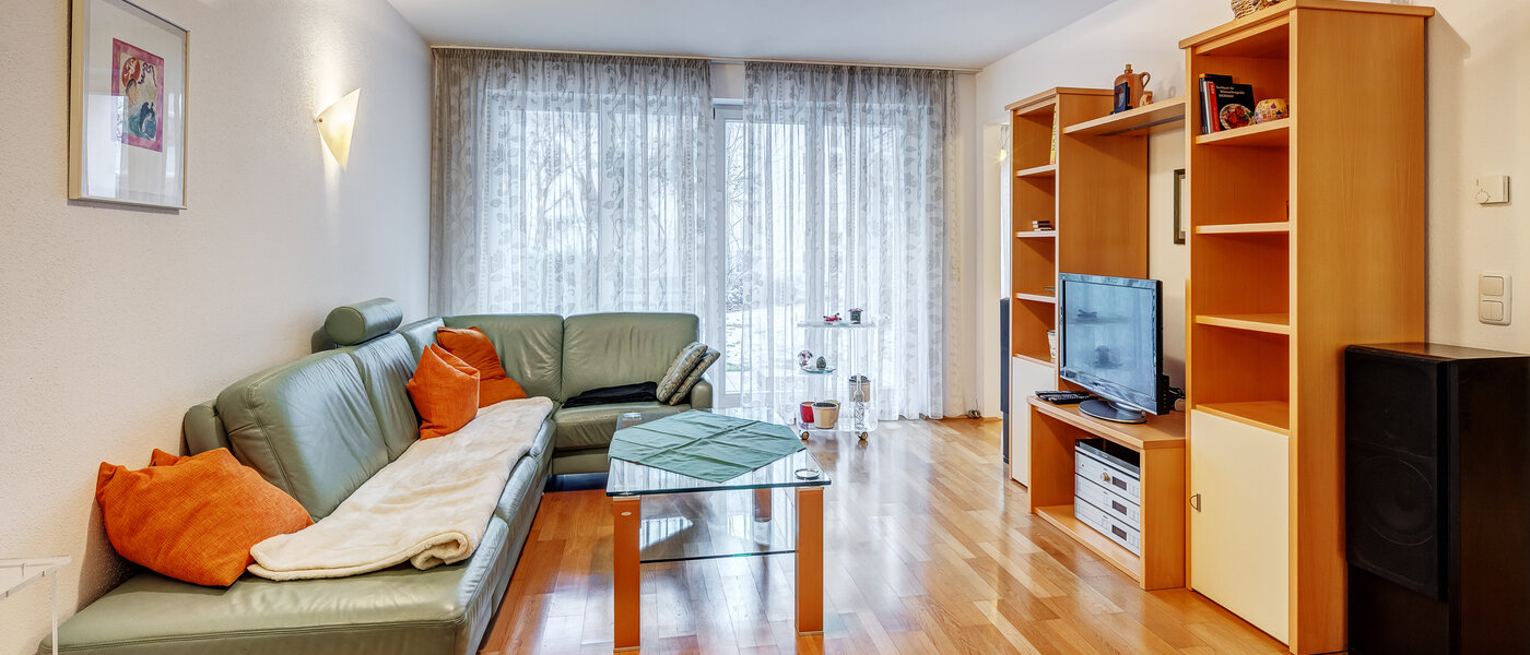 appartamento con giardino München Solln 01 soggiorno 12884