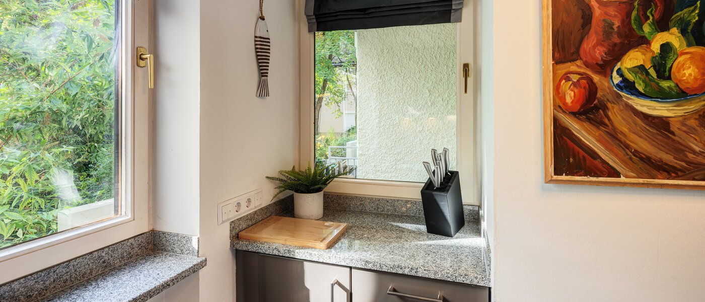 appartamento a due livelli München Herzogpark 03 cucina 12889