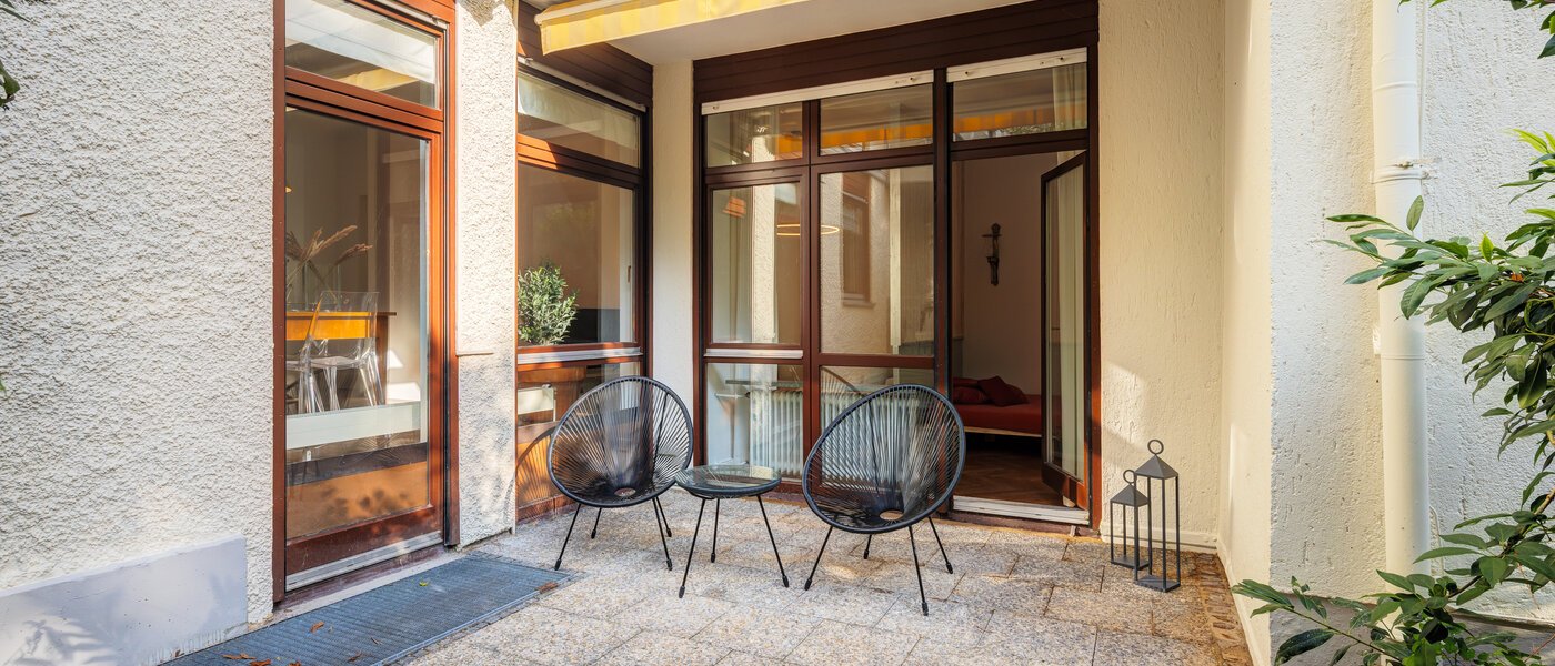appartamento a due livelli München Herzogpark 01 terrazza 12889