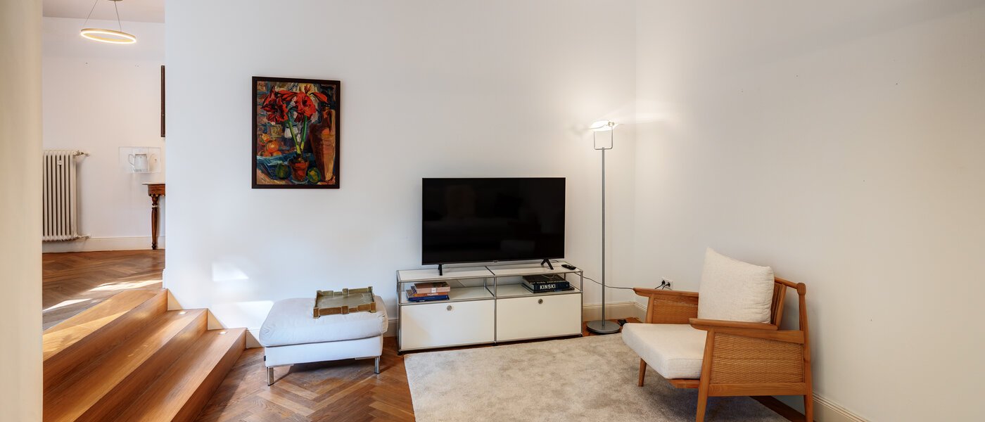 appartamento a due livelli München Herzogpark 02 zona living 12889