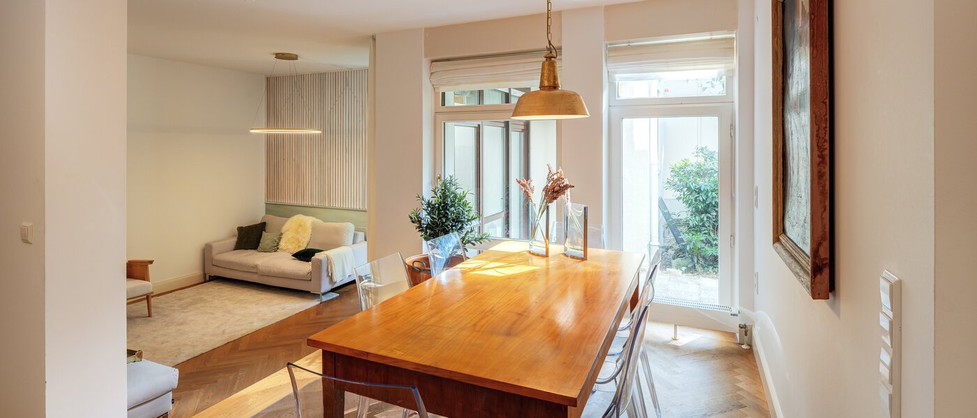 appartamento a due livelli München Herzogpark 03 zona pranzo 12889