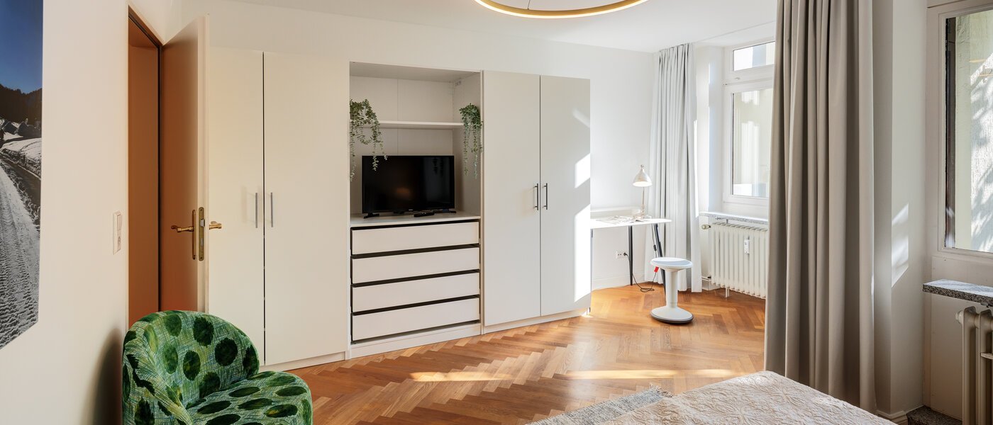 appartamento a due livelli München Herzogpark 04 1° camera da letto 12889