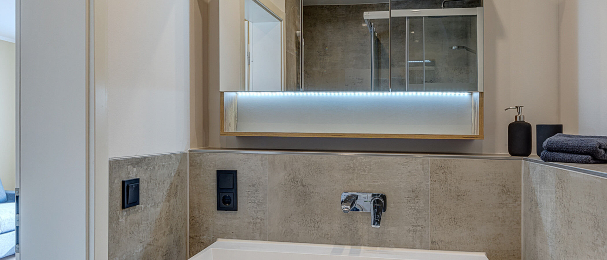 appartamento München Sendling-Westpark 01 bagno 12899
