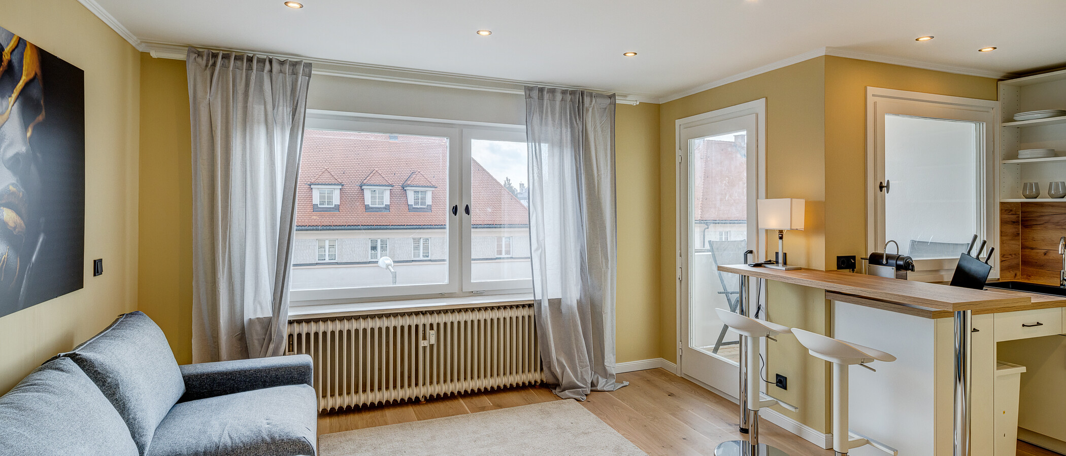 appartamento München Sendling-Westpark 01 zona living 12899