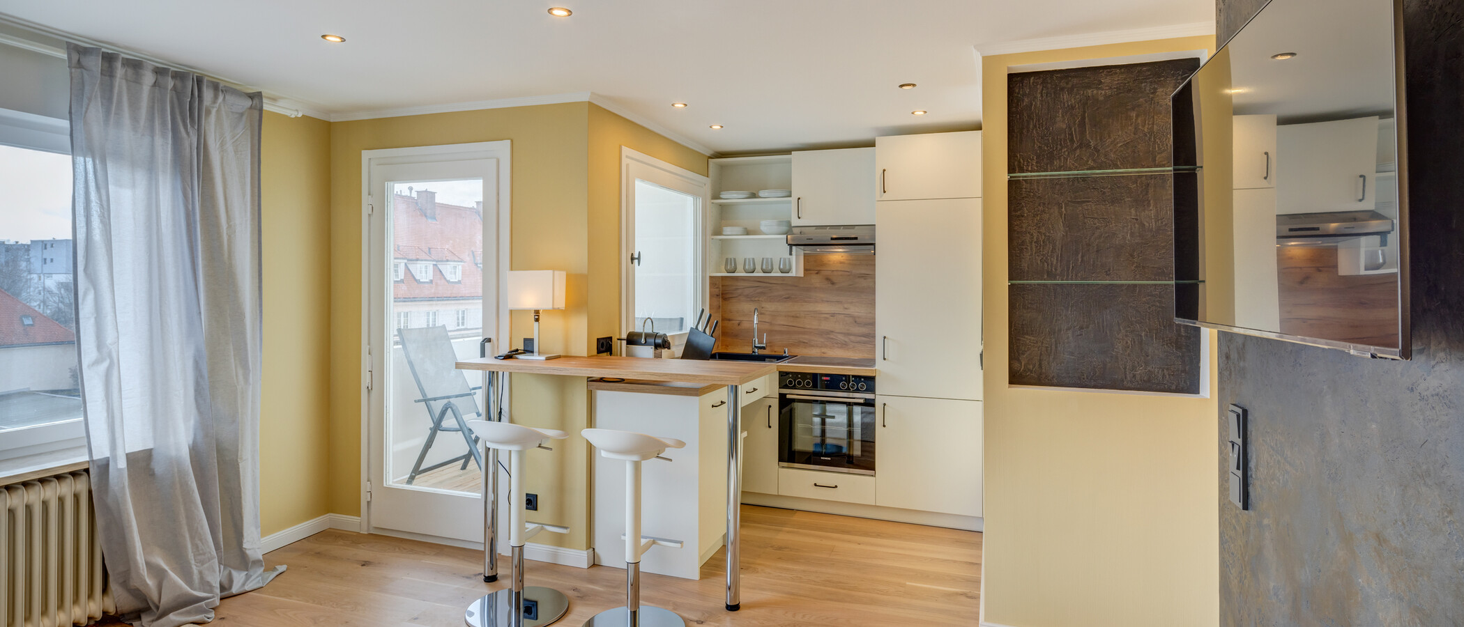 appartamento München Sendling-Westpark 02 zona living 12899