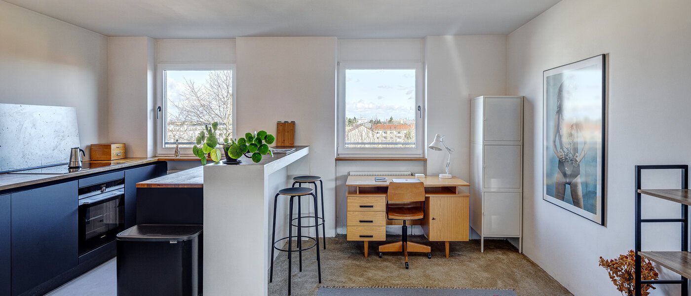 appartamento München Moosach 01 zona di lavoro 12918