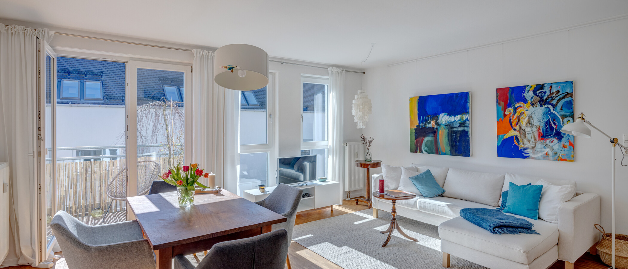 appartamento München Untersendling 01 zona living 12922