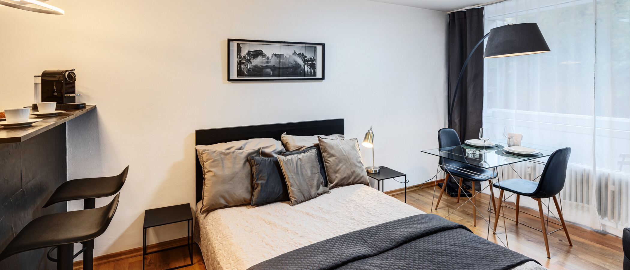 appartamento München Maxvorstadt 05 zona living 12925