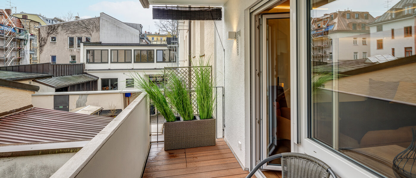 appartamento München Isarvorstadt 03 balcone 12957