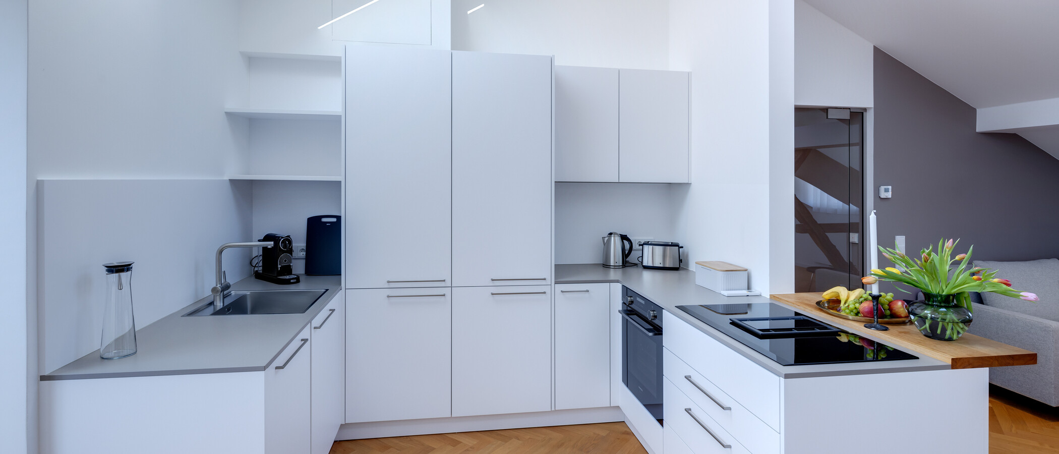 attico München Glockenbachviertel 01 cucina 12963