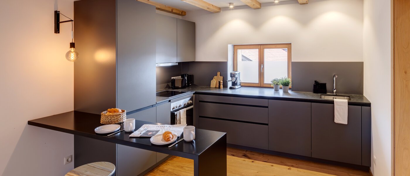 appartamento con galleria Gmund am Tegernsee 01 cucina 12967