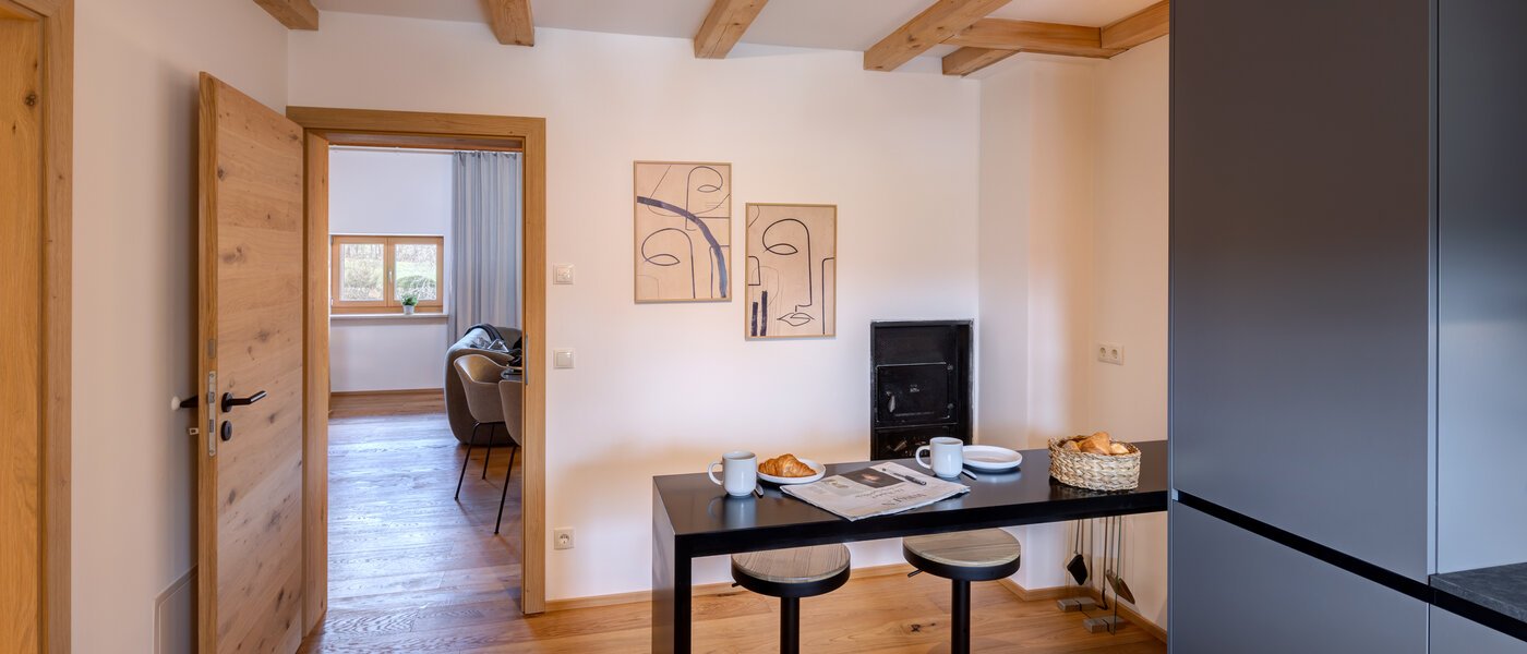 appartamento con galleria Gmund am Tegernsee 05 cucina 12967