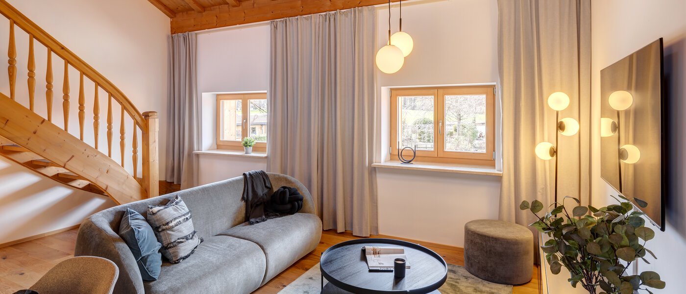 appartamento con galleria Gmund am Tegernsee 03 zona living 12967