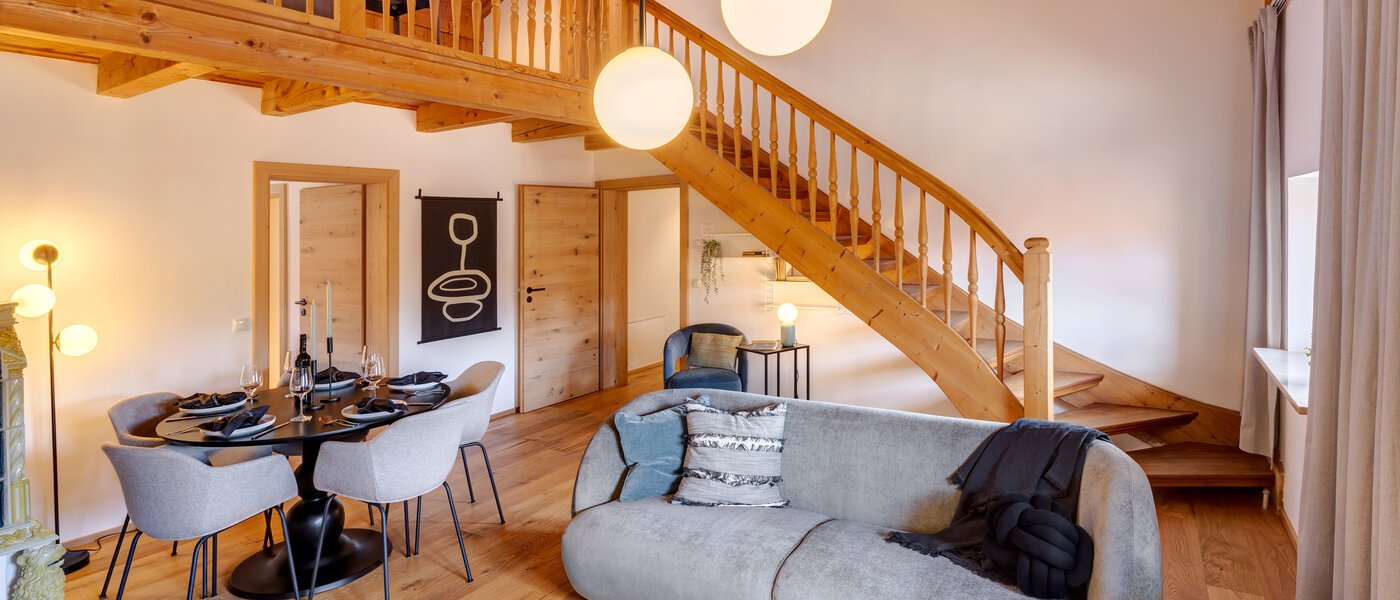 appartamento con galleria Gmund am Tegernsee 04 zona living 12967