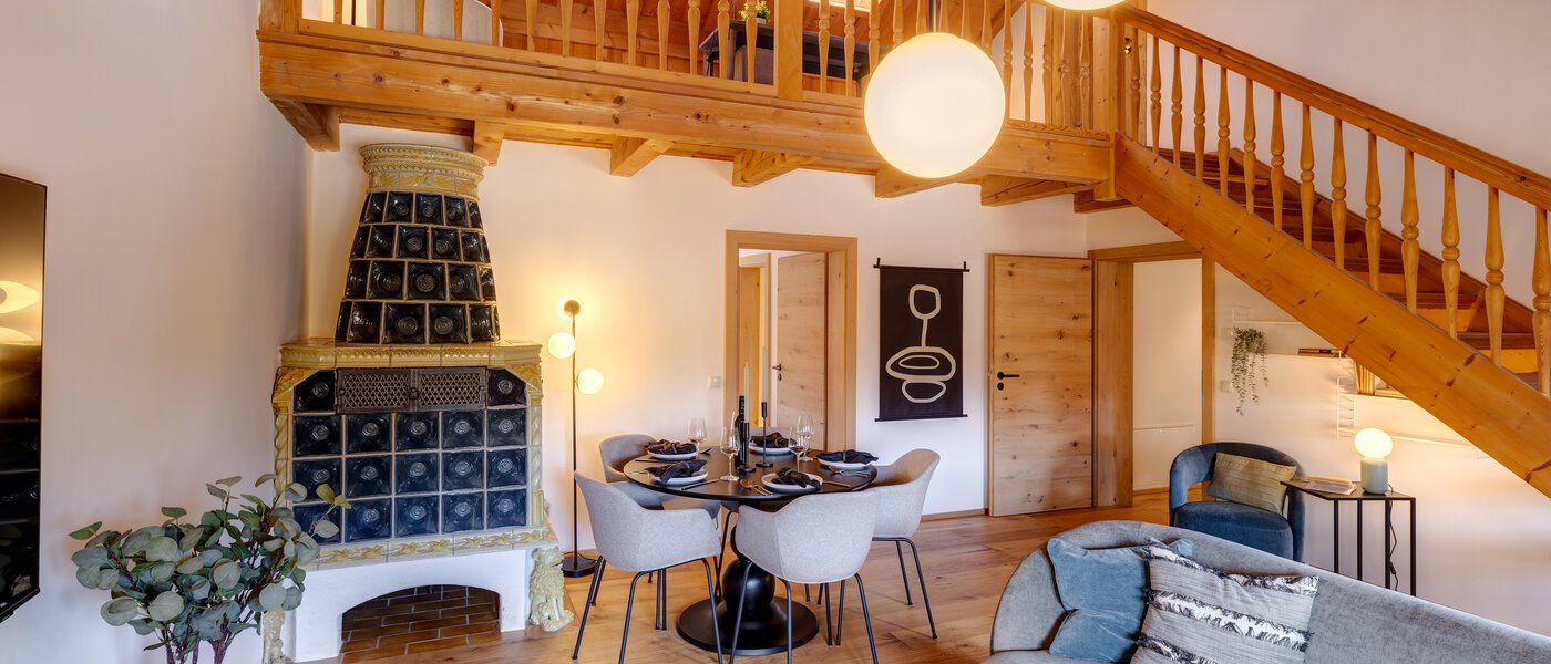 appartamento con galleria Gmund am Tegernsee 05 zona living 12967