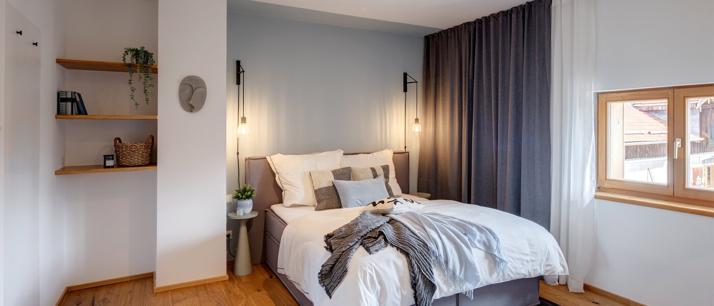 appartamento con galleria Gmund am Tegernsee 01 1° camera da letto 12967