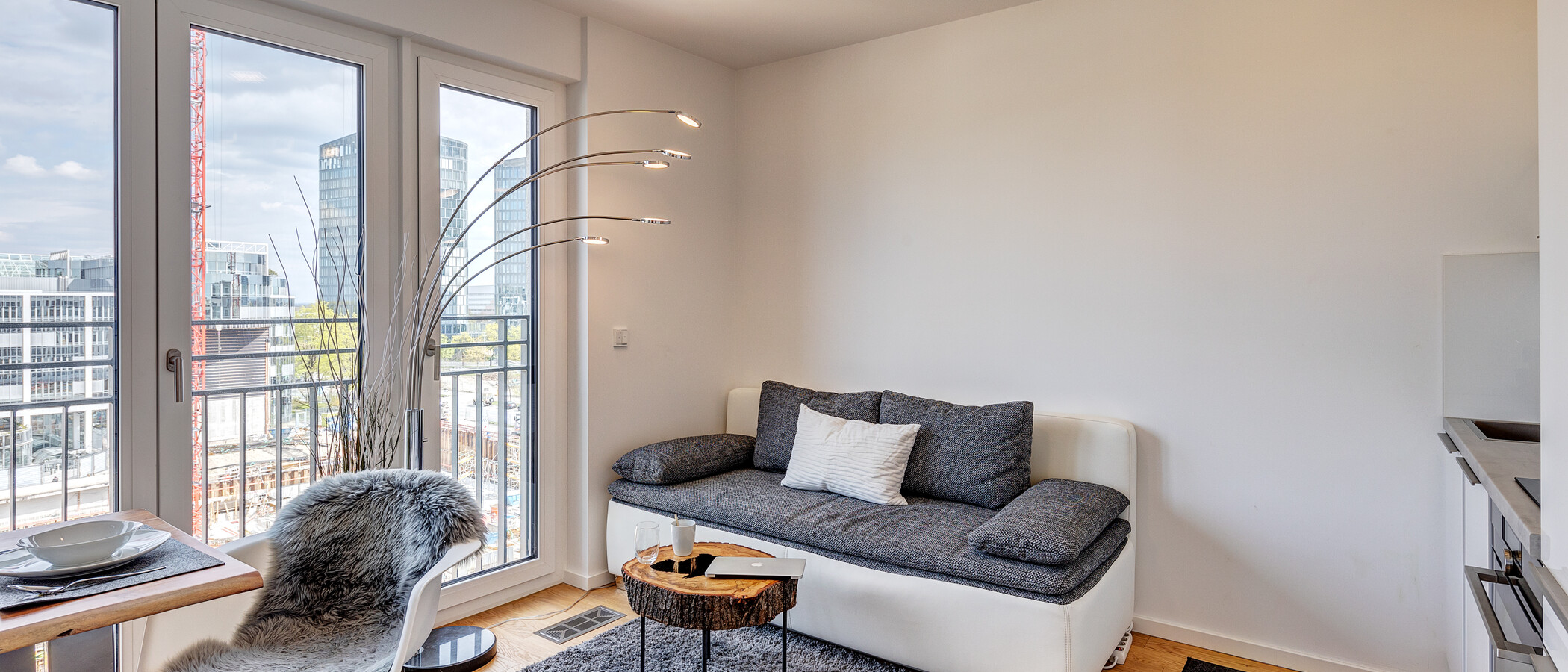 appartamento München Bogenhausen 02 zona living 12978