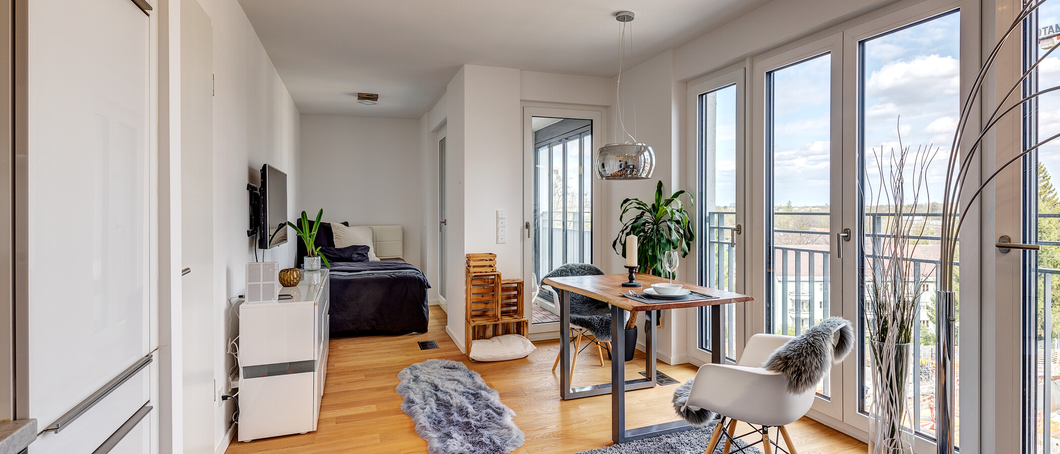 appartamento München Bogenhausen 04 zona living 12978
