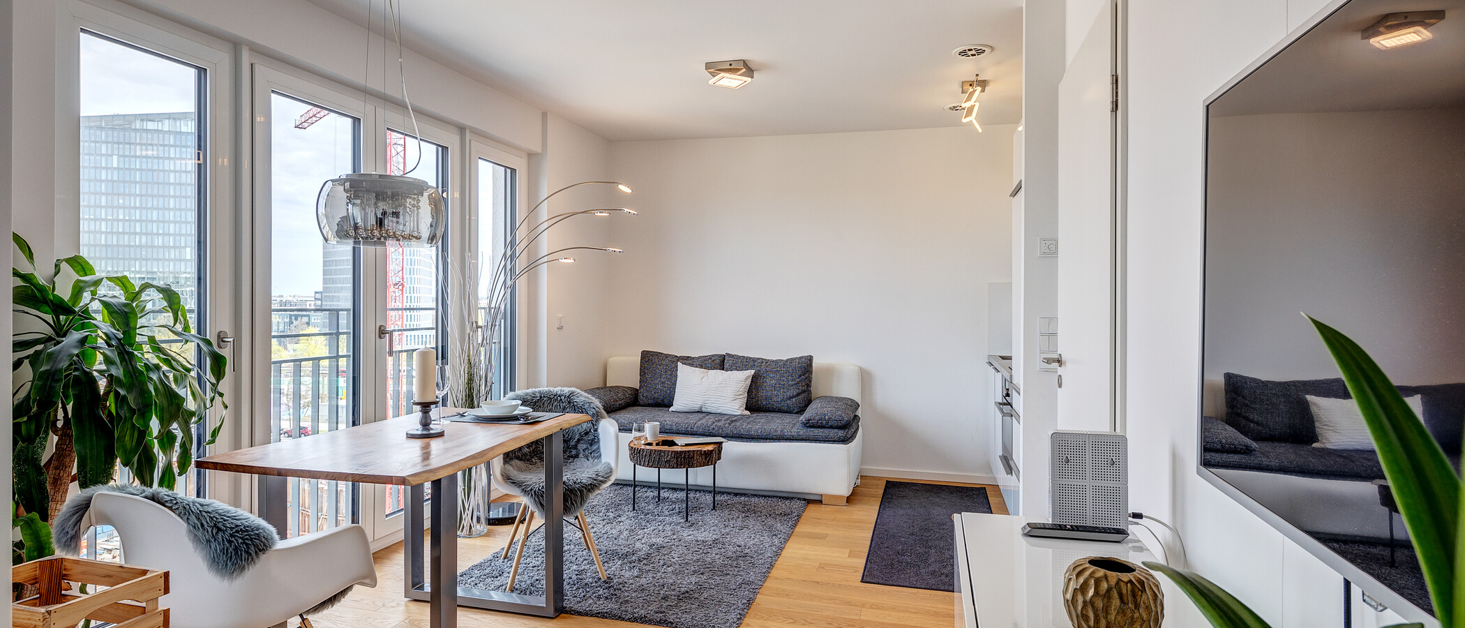 appartamento München Bogenhausen 05 zona living 12978