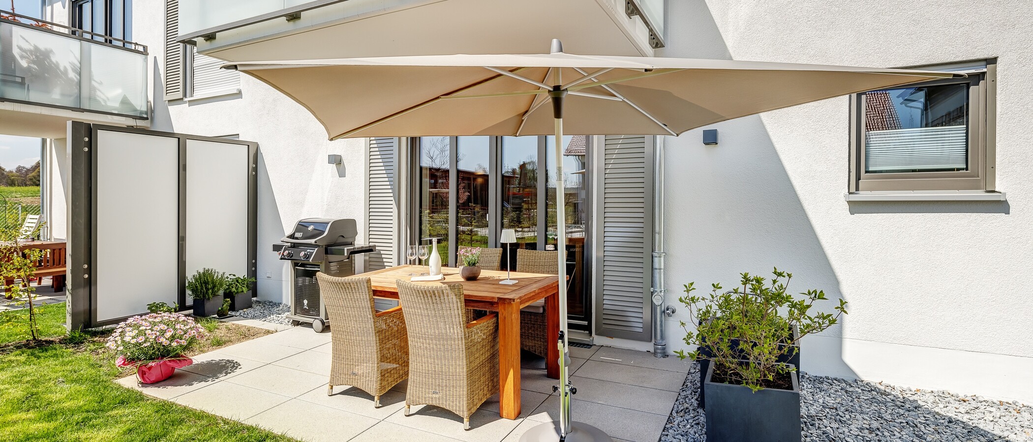 appartamento con giardino Andechs 01 terrazza 12988