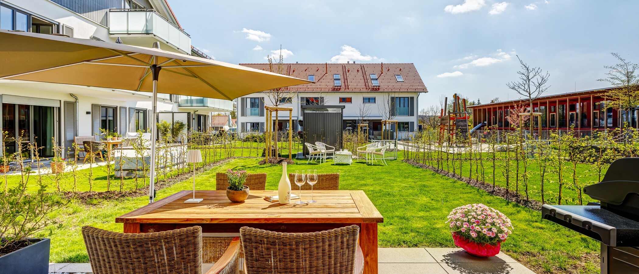 appartamento con giardino Andechs 03 terrazza 12988