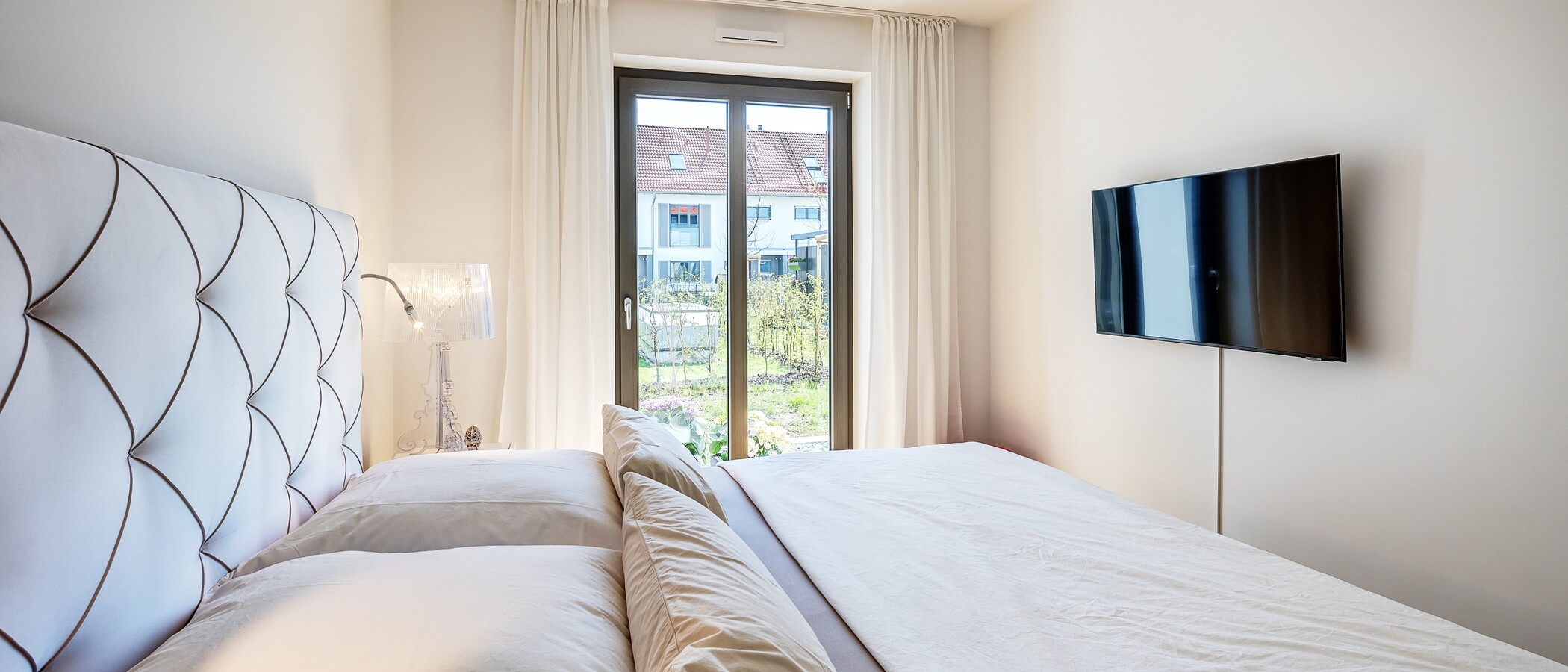 appartamento con giardino Andechs 02 camera da letto 12988