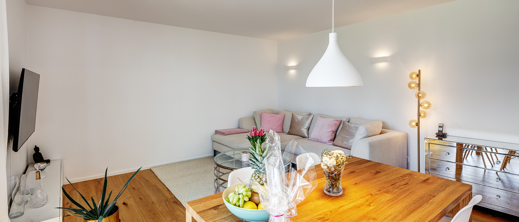 appartamento con giardino Andechs 03 zona living 12988