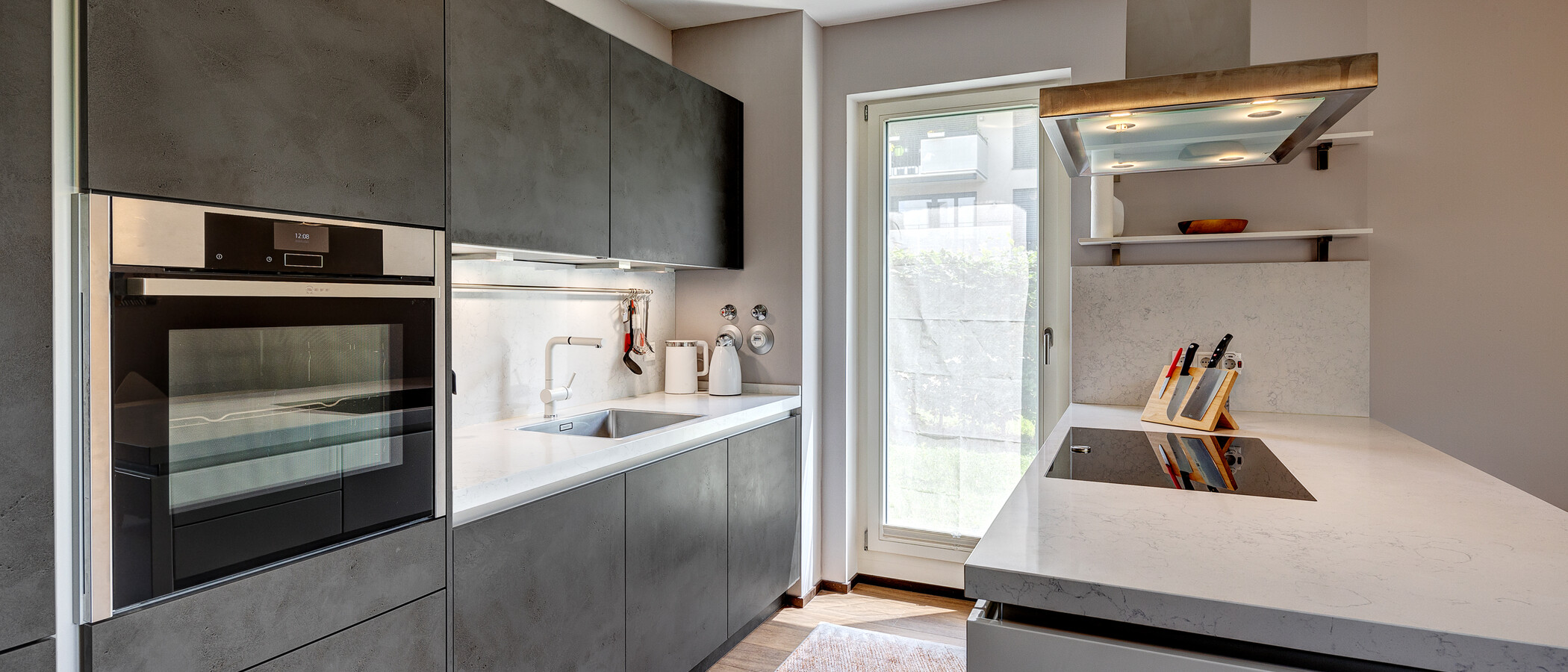 appartamento München Schwabing - Domagkpark 03 cucina 13008