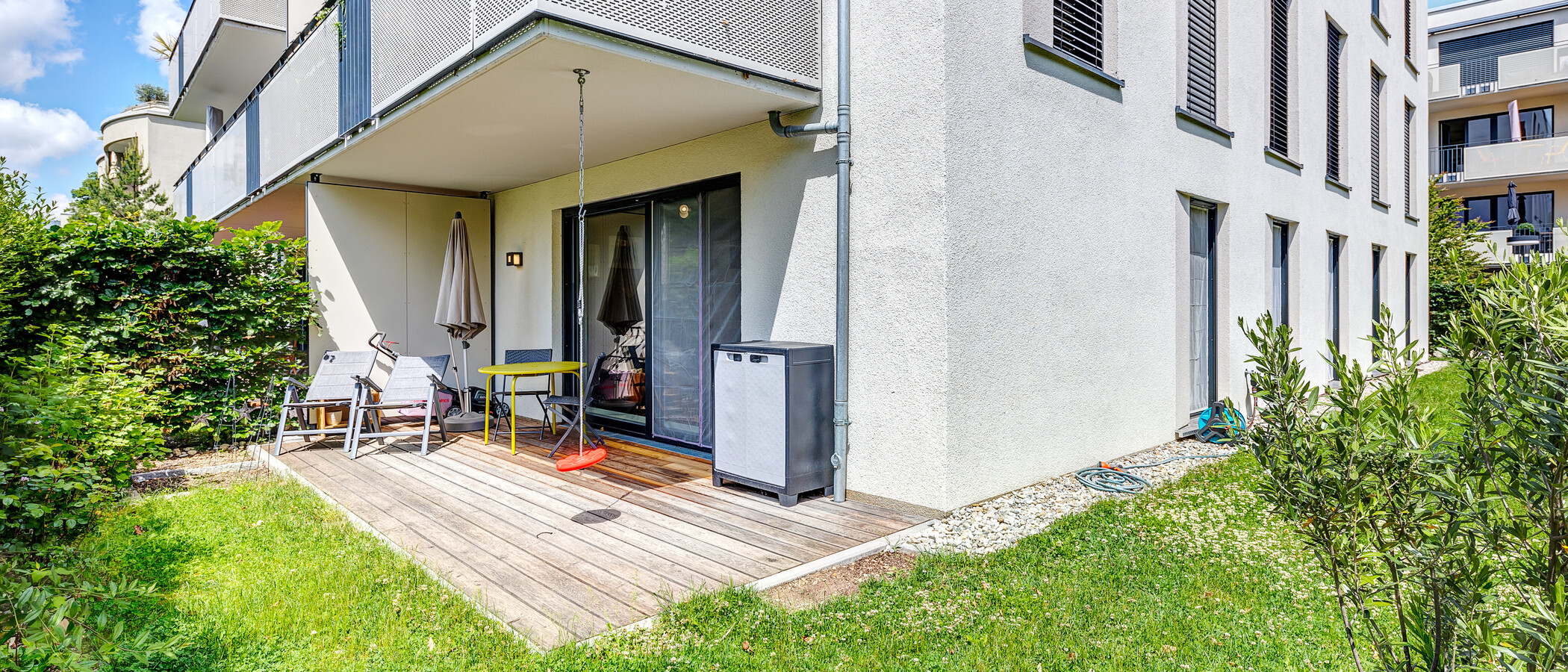 appartamento München Schwabing - Domagkpark 01 giardino 13008